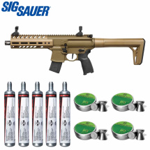 SET SIG SAUER MPX GEN2 Co2-Gewehr FDE 4,5 mm Diabolo (P18)