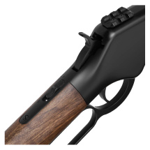 Modell II. Wahl - Barra 1866 4,5 mm Diabolo Co2 Gewehr Schwarz Holzoptik (P18)