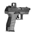 Modell II. Wahl - Walther PPQ M2 Q4 TAC Combo 4,6" Tungsten Gray - 4,5 mm Diabolo Blowback Co2-Pistole (P18)