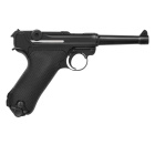 Modell II. Wahl - Umarex Legends Pistole P08 - 4,5 mm Stahl BB Co2-Pistole in Metallausführung mit Blowback (P18)
