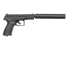 Umarex UX TXP 4,5 mm Stahl BB Co2-Pistole Schwarz (P18) + Schalldämpfer