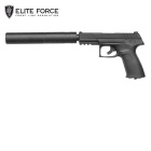 Elite Force TXP Softair-Co2-Pistole Kaliber 6 mm BB (P18) + Schalldämpfer