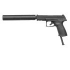 Elite Force TXP Softair-Co2-Pistole Kaliber 6 mm BB (P18) + Schalldämpfer