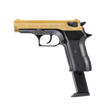 Record Modell 2015 Schreckschuss Pistole Bicolor - gold / brüniert 9 mm P.A.K. (P18)