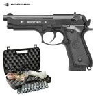 Kofferset Borner 92 Co2 Pistole 4,5 mm BB / Diabolo Blowback (P18)