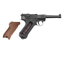 Borner P08 Co2 Pistole 4,5 mm BB Blowback (P18)