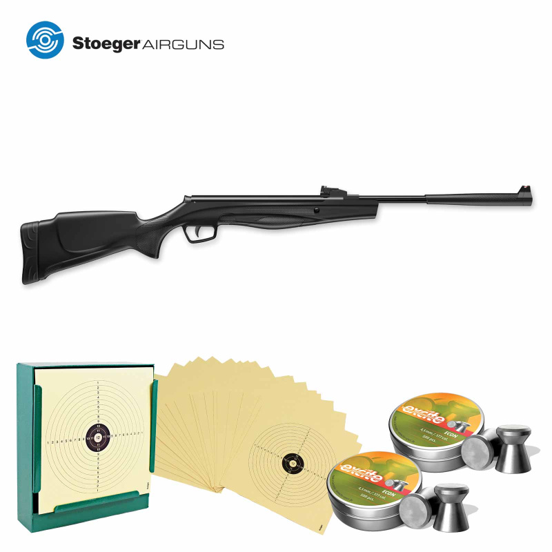SET Luftgewehr Stoeger RX5 Schwarz 4,5 mm (P18)