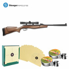SET Luftgewehr Stoeger RX5 Combo Holzschaft  inkl. Zielfernrohr 4x32 4,5 mm (P18)