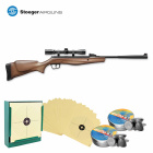 SET Luftgewehr Stoeger RX5 Combo Holzschaft  inkl. Zielfernrohr 4x32 5,5 mm (P18)