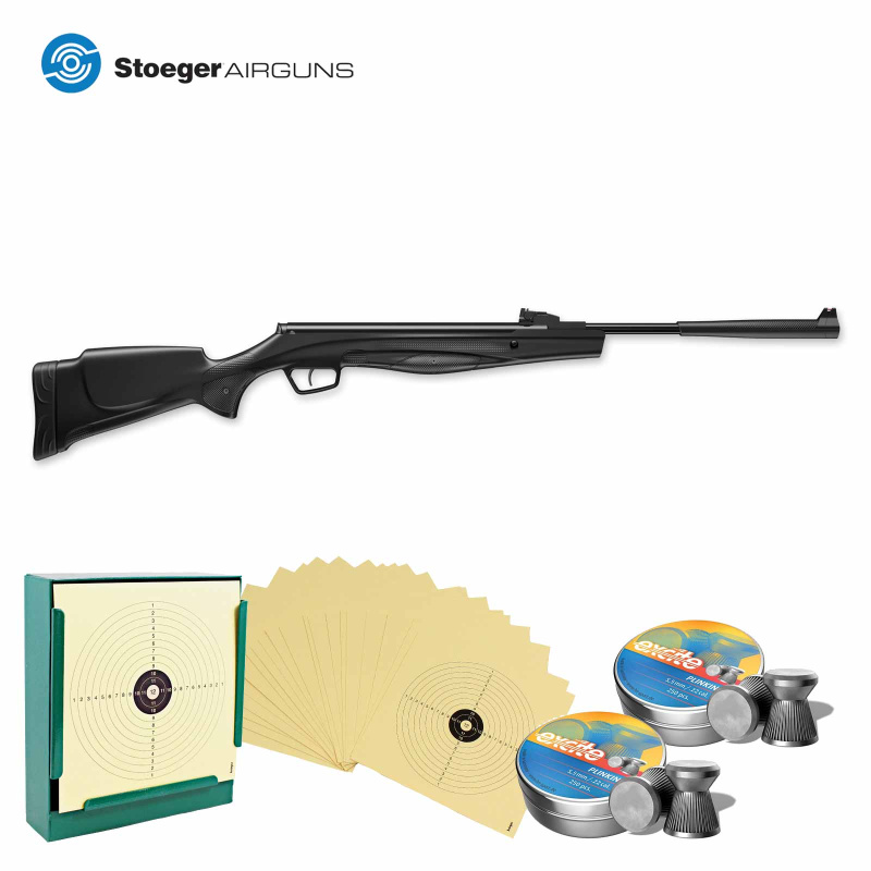 SET Luftgewehr Stoeger RX20 Schwarz 5,5 mm (P18)
