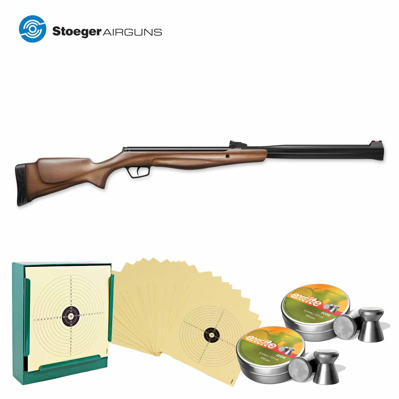 SET Luftgewehr Stoeger RX20 S3 Holzschaft 4,5 mm (P18)
