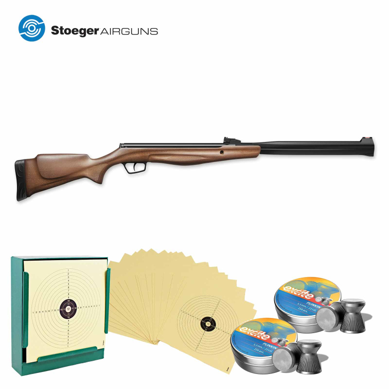 SET Luftgewehr Stoeger RX20 S3 Holzschaft 5,5 mm (P18)