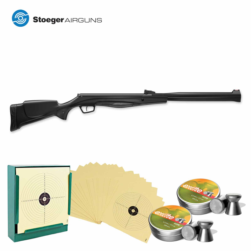 SET Luftgewehr Stoeger RX20 S3 Schwarz 4,5 mm (P18)