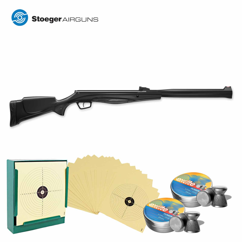 SET Luftgewehr Stoeger RX20 S3 Schwarz 5,5 mm (P18)