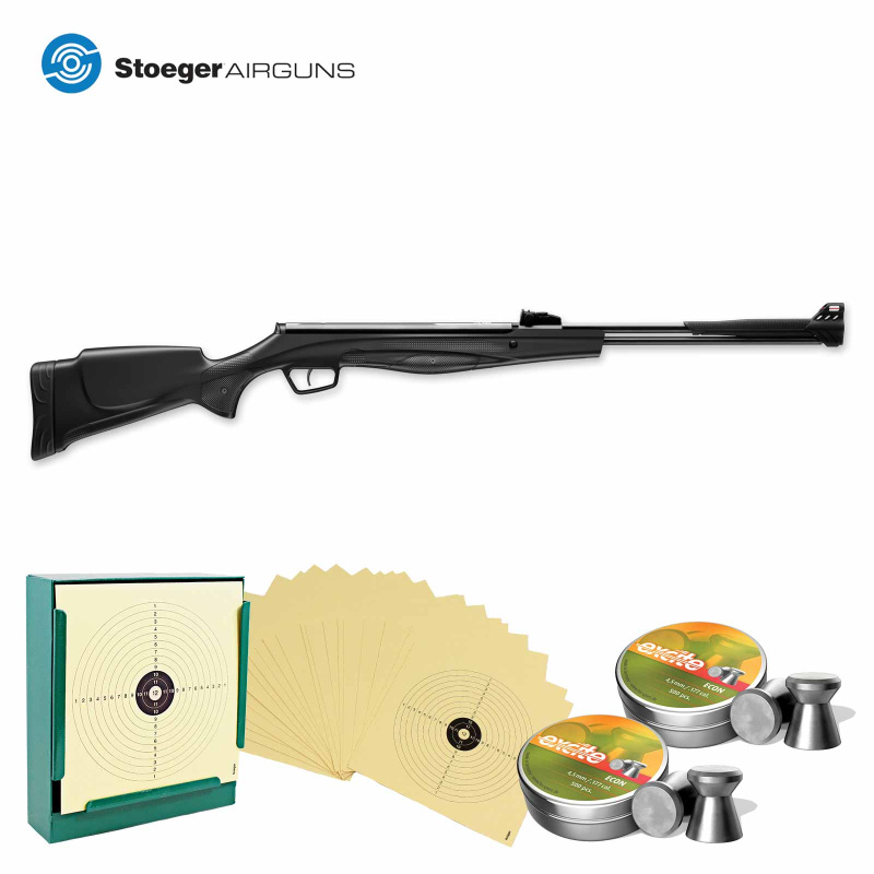 SET Luftgewehr Stoeger RX40 Schwarz 4,5 mm (P18)