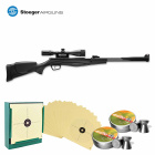 SET Luftgewehr Stoeger RX40 Combo Schwarz inklusive Zielfernrohr 3-9x40 4,5 mm (P18)