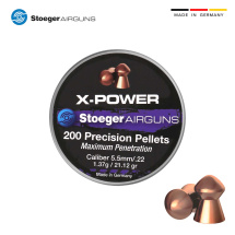 Stoeger X-Power verkupferte Rundkopf Diabolos 5,5 mm