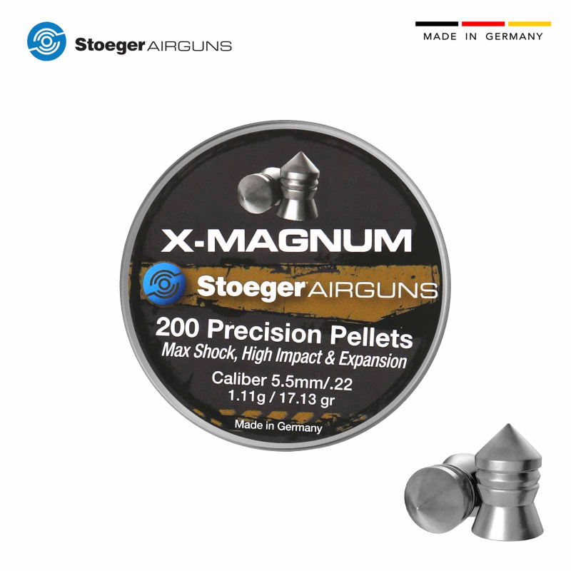 Stoeger X-Magnum schwere Spitzkopf Diabolos 5,5 mm