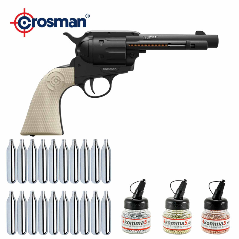 Superset Crosman Fortify -  4,5 mm Stahl BB Co2-Revolver (P18)