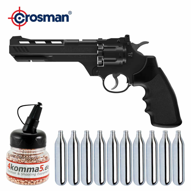 SET Crosman Vigilante -  4,5 mm Stahl BB / Diabolo Co2-Revolver (P18)