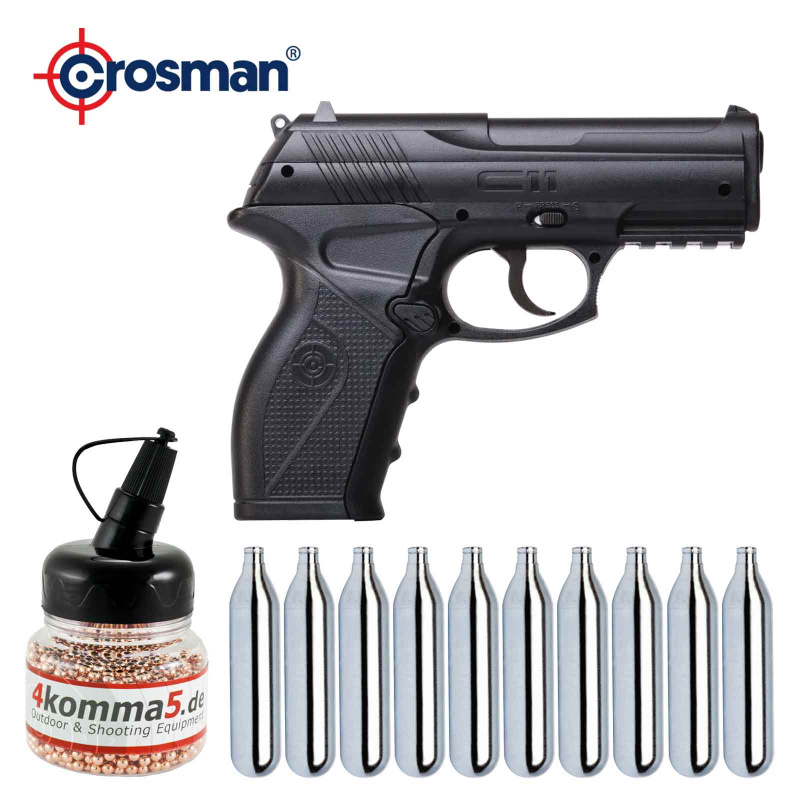 SET Crosman Modell C11 -  4,5 mm Stahl BB Co2-Pistole (P18)