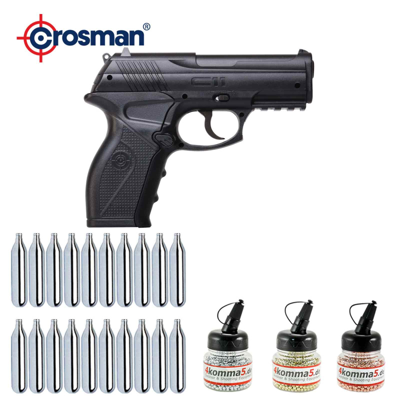 Superset Crosman Modell C11 -  4,5 mm Stahl BB Co2-Pistole (P18)