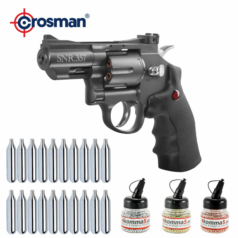 Superset Crosman SNR357 -  4,5 mm Stahl BB / Diabolo Co2-Revolver (P18)