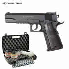 Kofferset Borner 1911 Co2 Pistole Polymer 4,5 mm BB (P18)