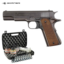 Kofferset Borner 1911 Co2 Pistole Vollmetall Blowback 4,5...