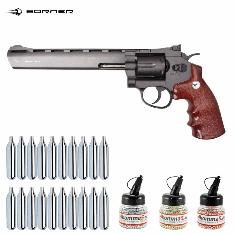 Superset Borner Super Sport 703 Co2-Revolver Kaliber 4,5 mm BB (P18)