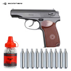 SET Borner PM-X Co2 Pistole Polymer 4,5 mm BB (P18)