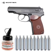 SET Borner PM-X Co2 Pistole Polymer 4,5 mm BB (P18)