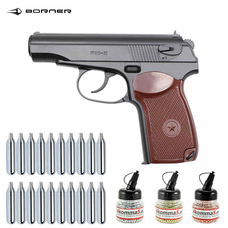 Superset Borner PM-X Co2 Pistole Polymer 4,5 mm BB (P18)