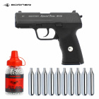 SET Borner Spezial Force W118 Co2 Pistole 4,5 mm BB (P18)
