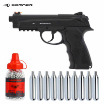 SET Borner Sport 306 Co2 Pistole Polymer 4,5 mm BB (P18)
