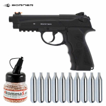 SET Borner Sport 306 Co2 Pistole Polymer 4,5 mm BB (P18)