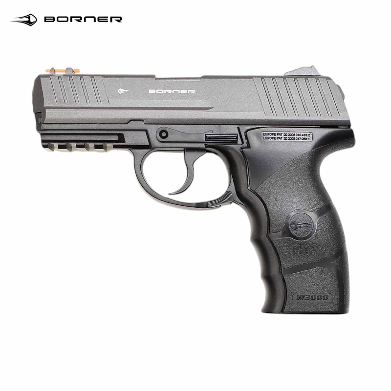 Borner W3000 Co2 Pistole Polymer 4,5 mm BB (P18)