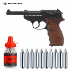 SET Borner C41 Co2 Pistole Blowback 4,5 mm BB (P18)