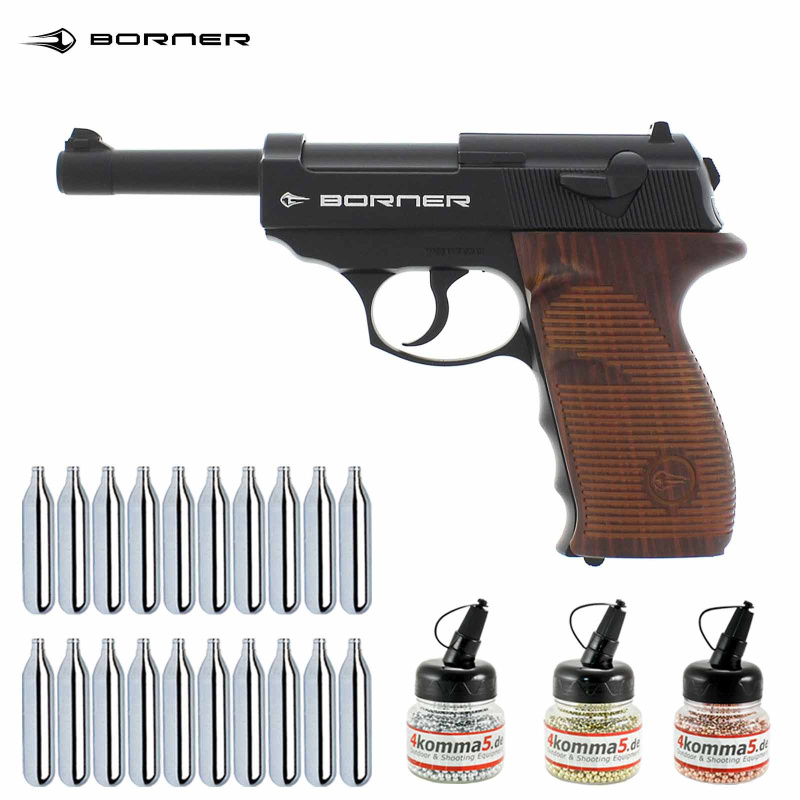 Superset Borner C41 Co2 Pistole Blowback 4,5 mm BB (P18)