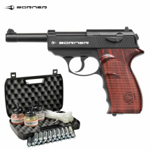 Kofferset Borner C41 Co2 Pistole 4,5 mm BB (P18)