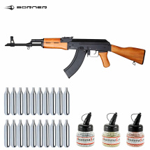 Superset Borner AK47 Co2 Gewehr Echtholz 4,5 mm BB (P18)