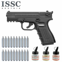 Superset ISSC M22 NBB Co2-Pistole Kaliber 4,5 mm Stahl BB...