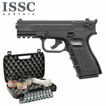 Kofferset ISSC M22 NBB Co2-Pistole Kaliber 4,5 mm Stahl...