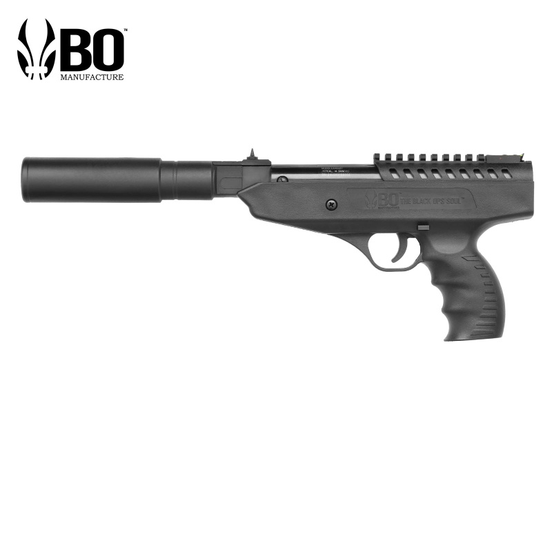 Modell II. Wahl - Luftpistole BO Langley Silencer LP 5,5 mm Diabolo (P18)