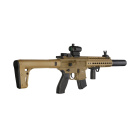 Modell II. Wahl - SIG SAUER MCX Co2-Gewehr FDE 4,5 mm Diabolo (P18) + 1 x 20 Red Dot