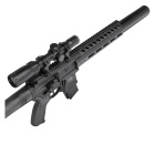 Modell II. Wahl - SIG SAUER MCX Co2-Gewehr Schwarz 4,5 mm Diabolo (P18) mit R.I.S Schienensystem + 1-4x24 Zielfernrohr