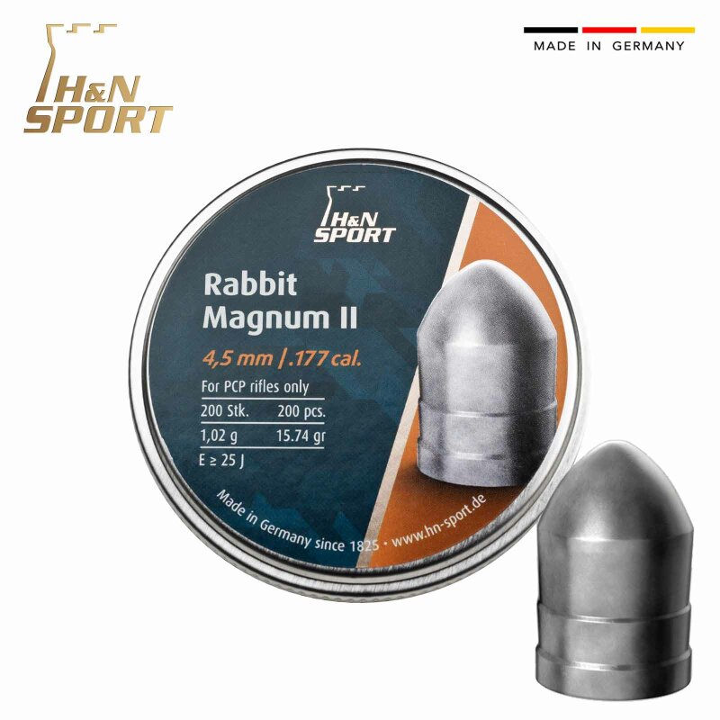 H&N Rabbit Magnum II 4,5 mm für starke Luftgewehre