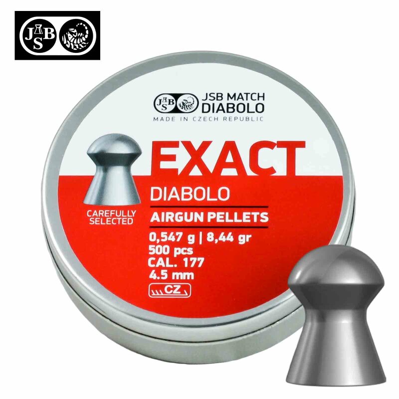 JSB Exact Diabolo 4,52 mm Field & Target Luftgewehrkugel