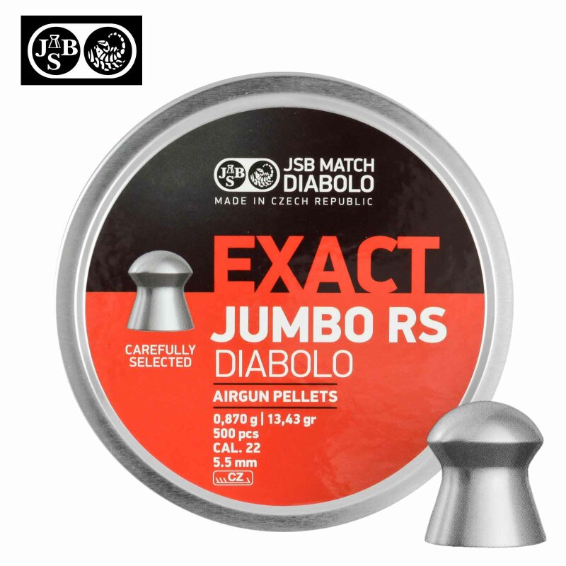 JSB Exact JUMBO RS Diabolo 5,52 mm 500er Dose
