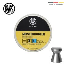 RWS Meisterkugeln Blau 0,45 Gramm für Luftpistolen